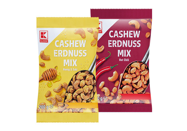 K-Classic Cashew-Erdnuss-Mix, versch. Sorten