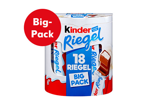 Kinder Riegel; Störer: Big-Pack