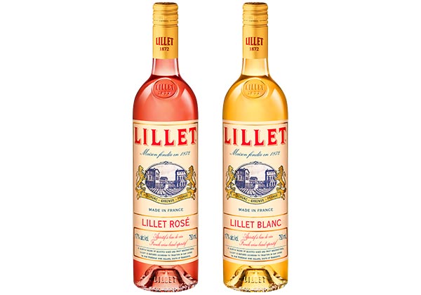 Lillet Weinaperitif, versch. Sorten
