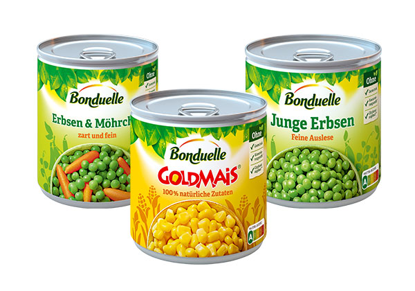 Bonduelle Gemüse, versch. Sorten
