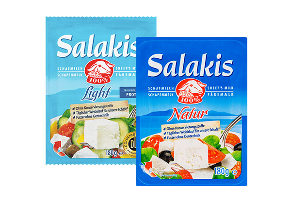 Salakis Schafskäse oder Feta, versch. Sorten