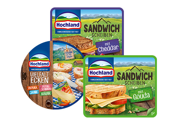 Hochland Schmelzkäse, versch. Sorten