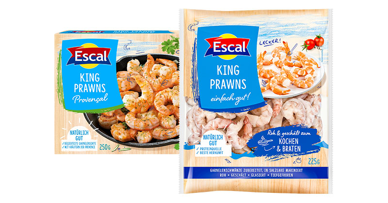 Escal King Prawns, versch. Sorten