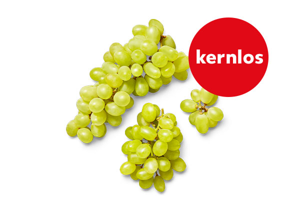 Ind. Tafeltrauben, hell; Störer: kernlos