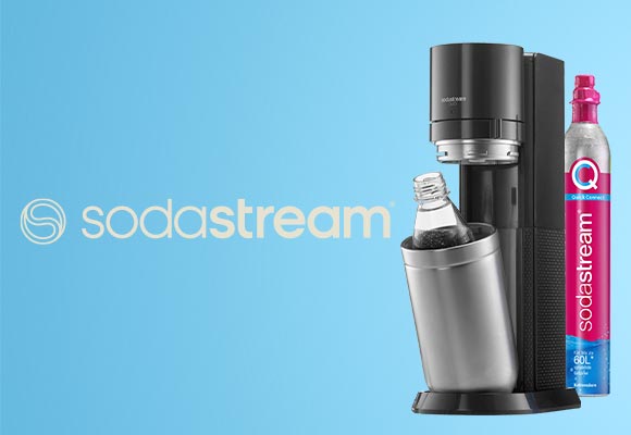 Logo: SodaStream; SodaStream Wassersprudler-Set »duo titan«
