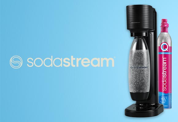 Logo: SodaStream; Produktabbildung: SadaStream Wassersprudler »Gaia«