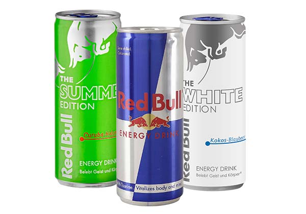 Red Bull Energy Drink, versch. Sorten