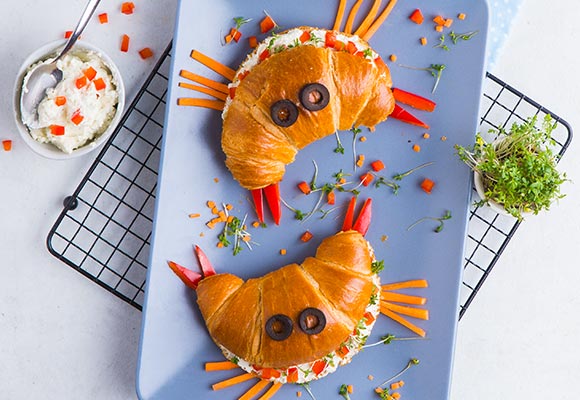 Rezept: Croissant-Krabbe