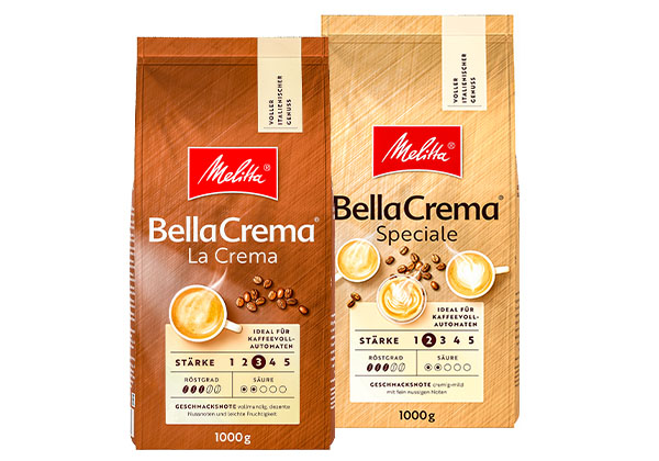 Melitta BellaCrema, versch. Sorten