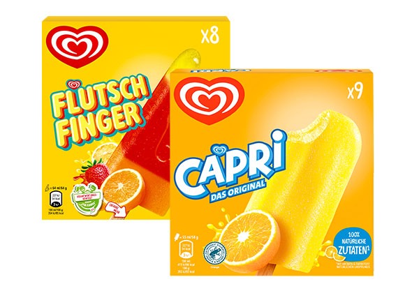 Langnese Eis-Multipackungen, versch. Sorten