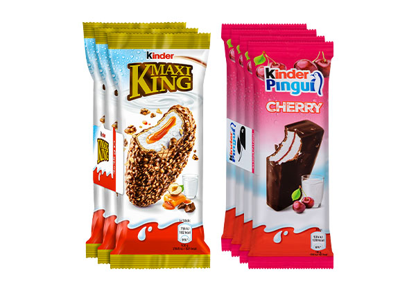 Kinder Maxi King oder Pingui Cherry