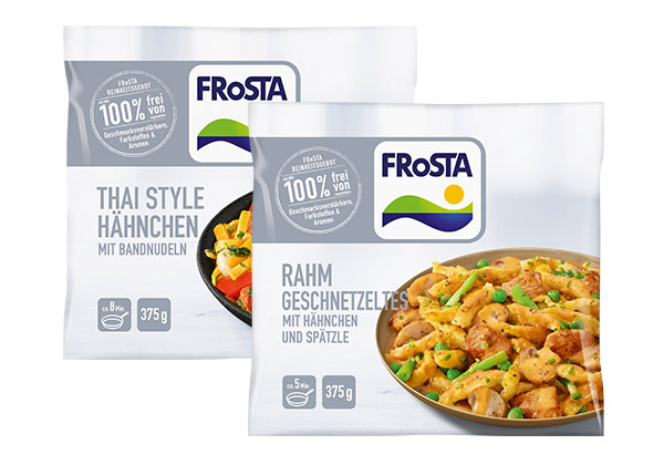 Frosta Fertiggericht, versch. Sorten