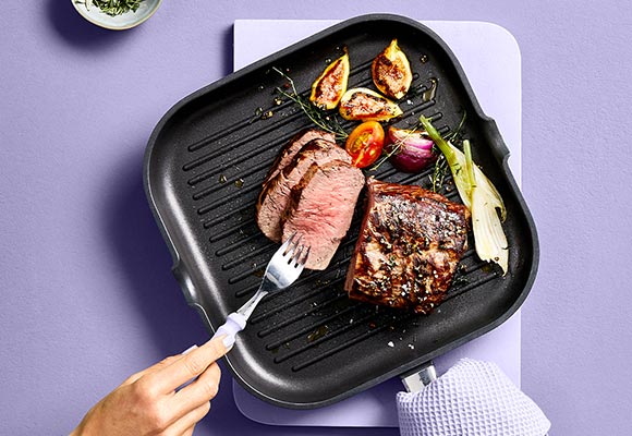 Abbildung: Spice&Soul® Aluguss-Grillpfanne