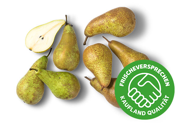 Niederl./belg. Tafelbirnen; Logo: Frischeversprechen Kaufland Qualität
