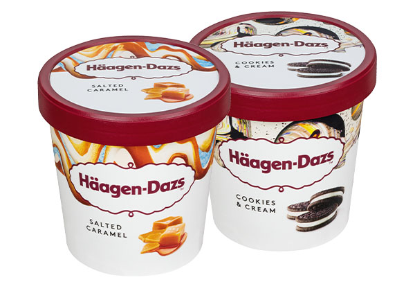 Häagen-Dazs Eiscreme, versch. Sorten