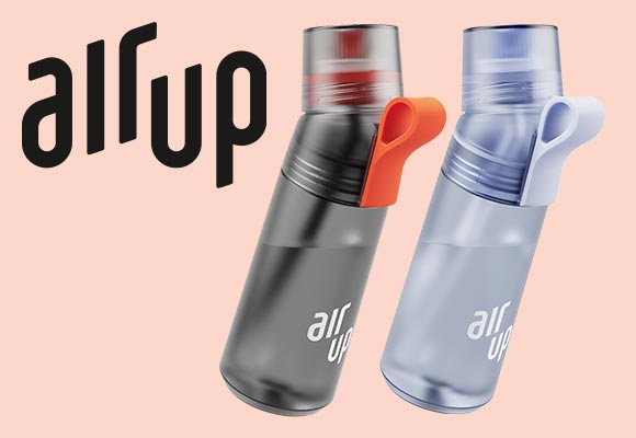 Logo: air up; Abbildung: Air up Trinkflasche »Gen 2«