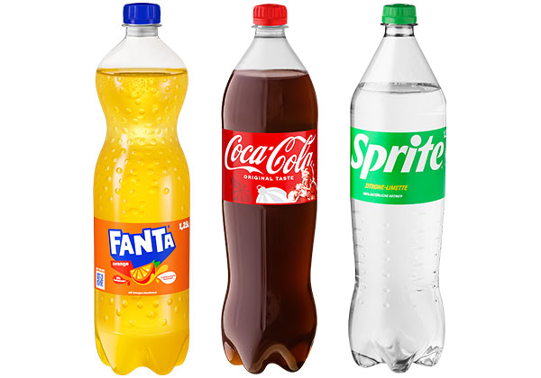 Coca-Cola, Fanta, Sprite oder Mezzo Mix, versch. Sorten