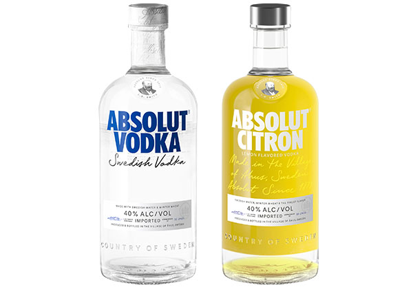 Absolut Vodka oder Citron
