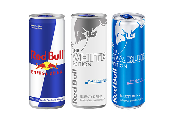 Red Bull Energy Drink, versch. Sorten