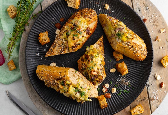 Rezept: Gefülltes Ficelle mit Wirsing und Haselnuss