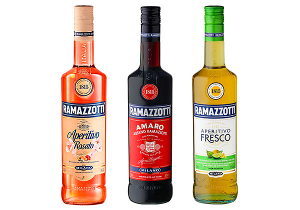 Ramazzotti Amaro, Aperitivo Rosato oder Aperitivo Fresco