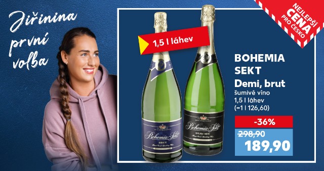 Jiřinina první volba - Bohemia Sekt