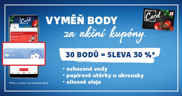 Vyměň body za akční kupóny.