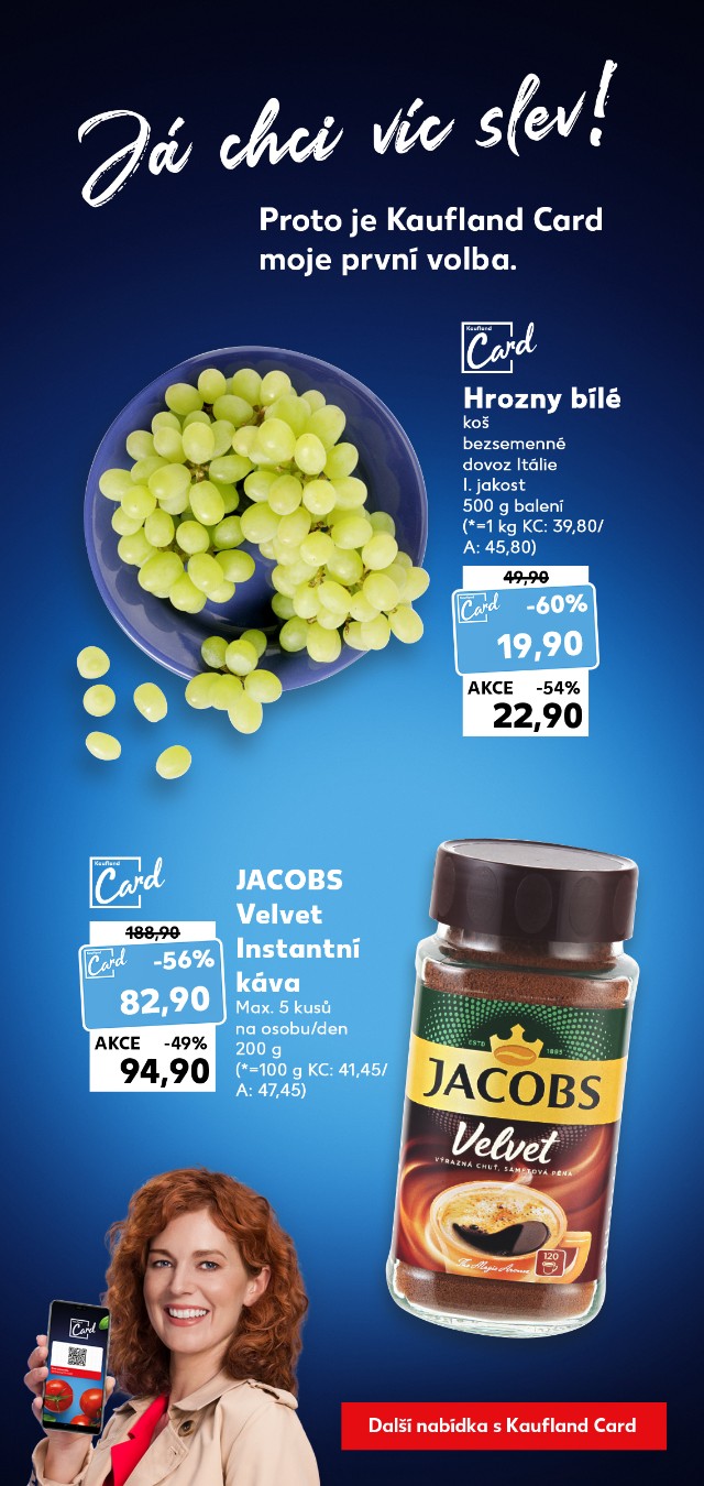 Já chci víc slev - Proto je Kaufland Card moje nová volba.