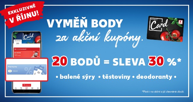 Vyměň body za akční kupóny.