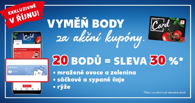 Vyměň body za akční kupóny.