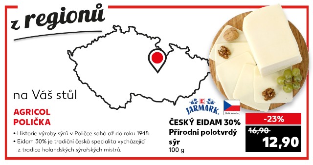 K-Jarmark - Český eidam 30 %