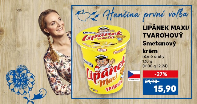 Hančina první volba - Lipánek Maxi / tvarohový