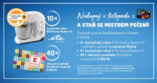 Nakupuj v listopadu s Kaufland Card a staň se mistrem pečení!