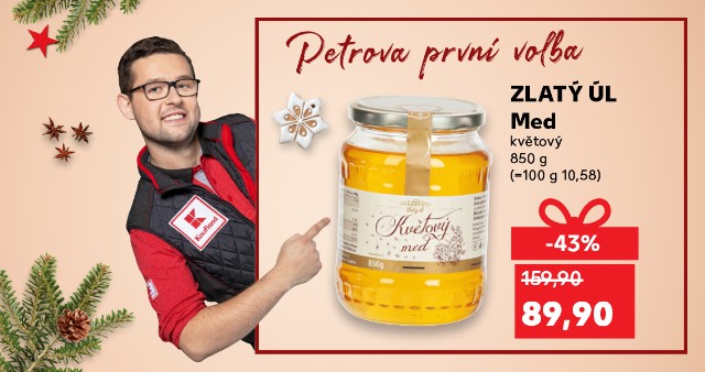 Petrova první volba - Zlatý Úl - Med
