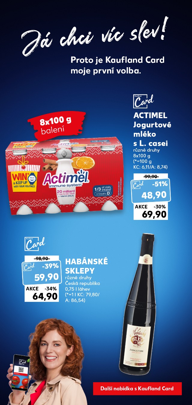 Já chci víc slev - Proto je Kaufland Card moje nová volba.