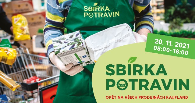 Sbírka potravin opět ve všech prodejnách Kaufland.
