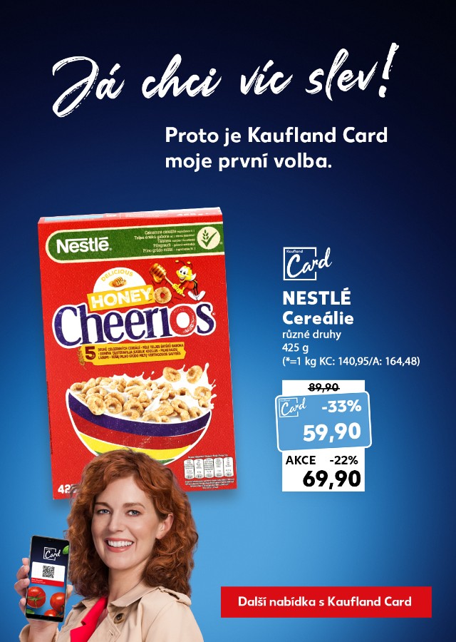 Já chci více slev! - Proto je Kaufland Card moje první volba