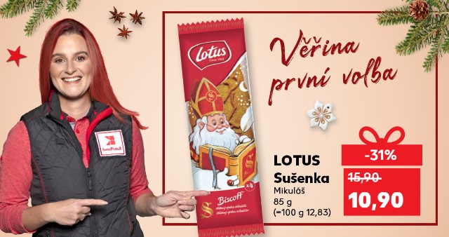 Věřina první volba - Lotus - Sušenka