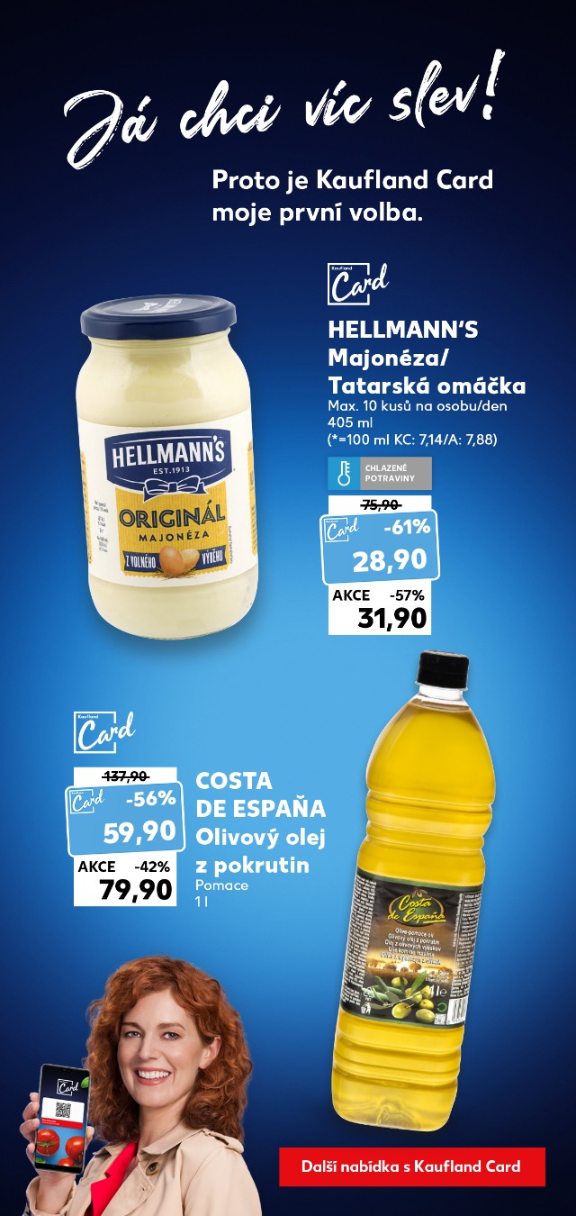 Já chci víc slev - Proto je Kaufland Card moje nová volba.