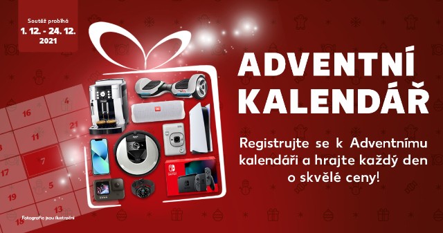 Adventní kalendář - Registrujte se a vyhrajte!