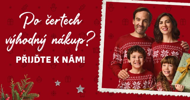 Po čertech výhodný nákup? Přijďte k nám!