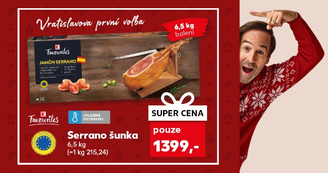 Vratislavova první volba - Serrano šunka
