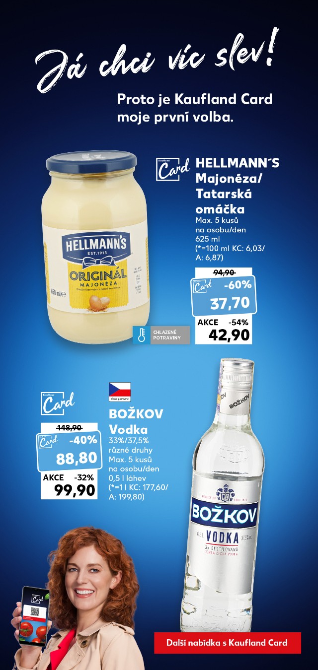 Já chci víc slev - Proto je Kaufland Card moje nová volba.