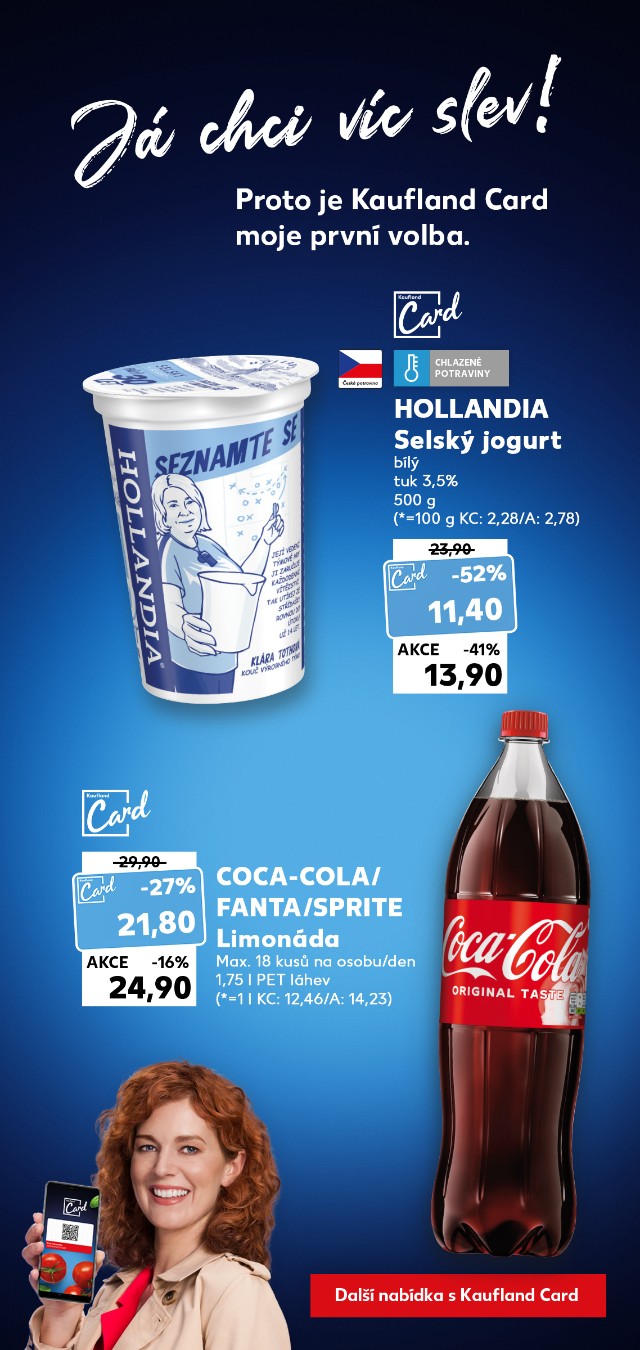 Já chci víc slev - Proto je Kaufland Card moje nová volba.