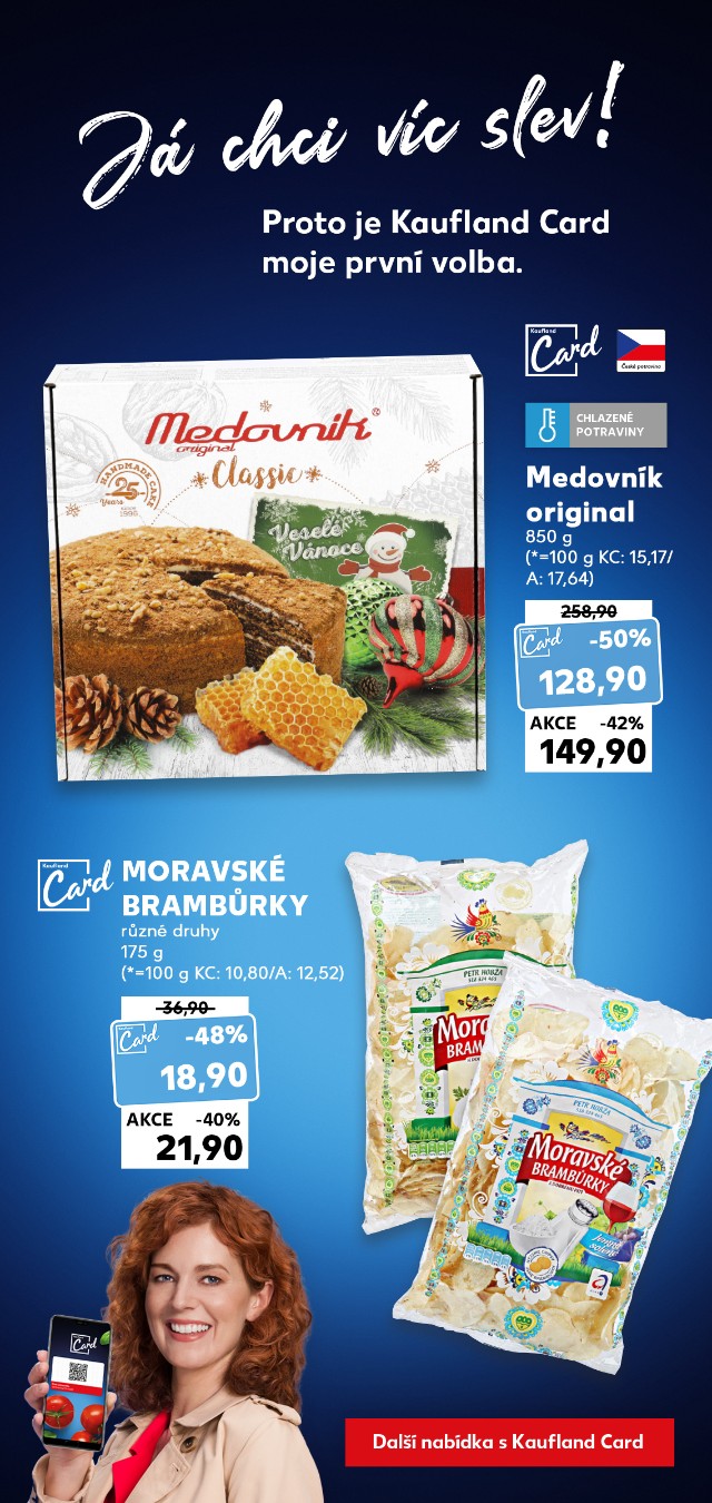 Já chci víc slev - Proto je Kaufland Card moje nová volba.