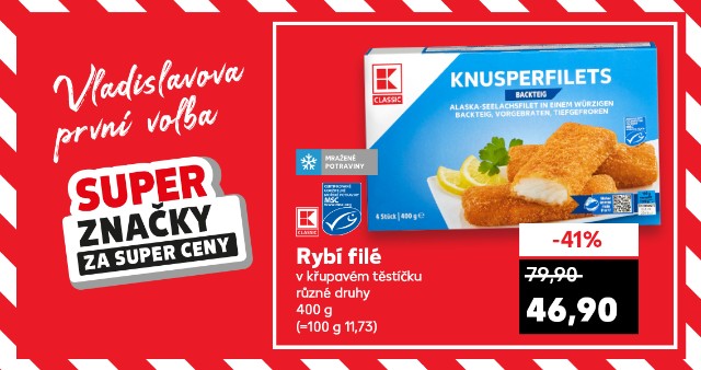 Vladislavova první volba - Rybí filé