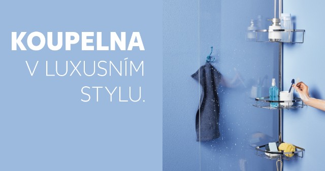 Koupelna v luxusním stylu.