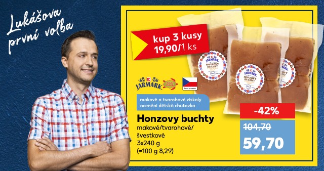 Lukášova první volba - Honzovy buchty