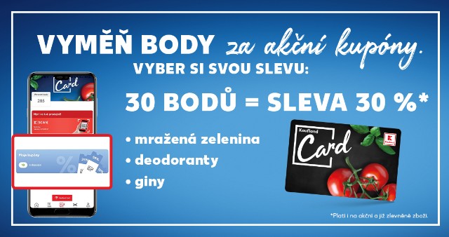 Vyměň body za akční kupóny.