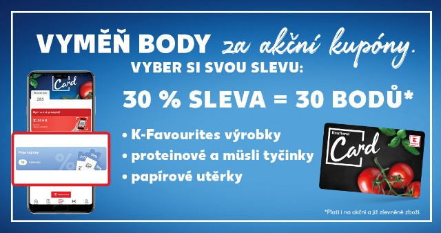 Vyměň body za akční kupóny.